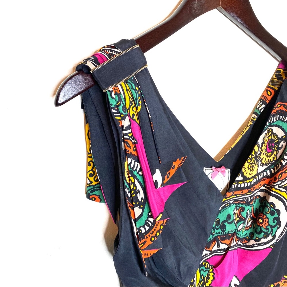 Yoana Baraschi - Paisley Silk Sleeveless Dress - Picture 2 of 5